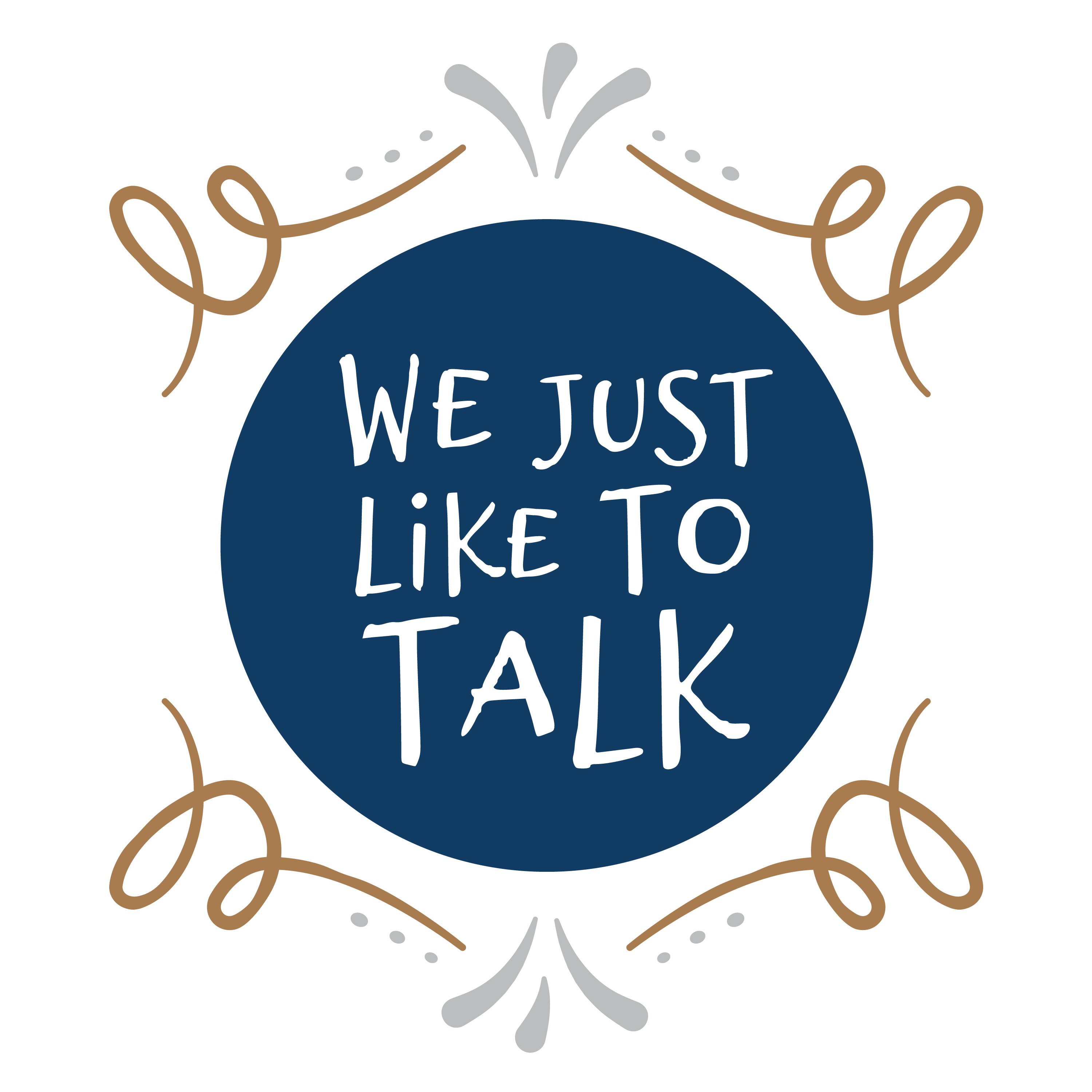 We Just Like to Talk logo
