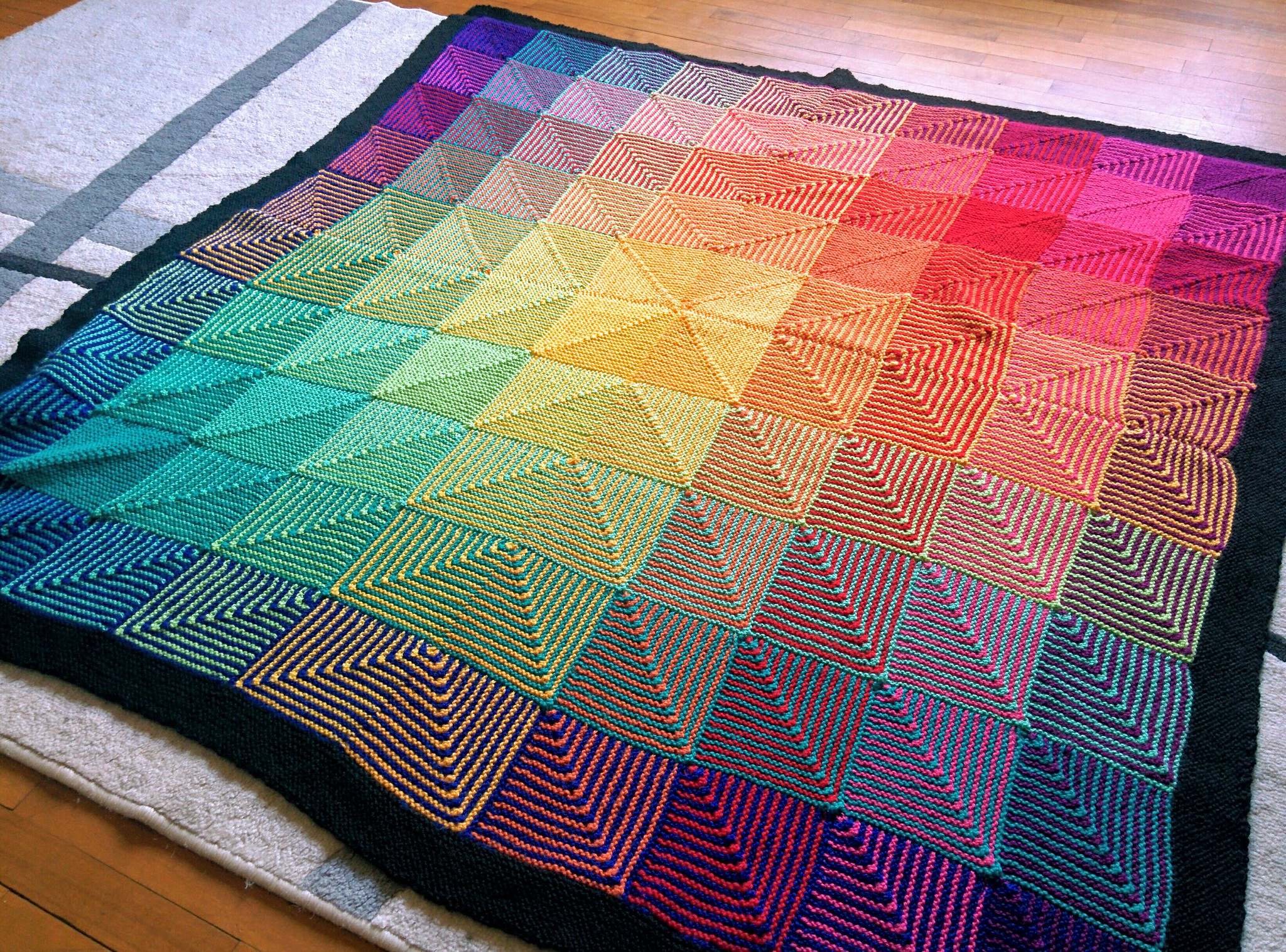 Rainbow blanket